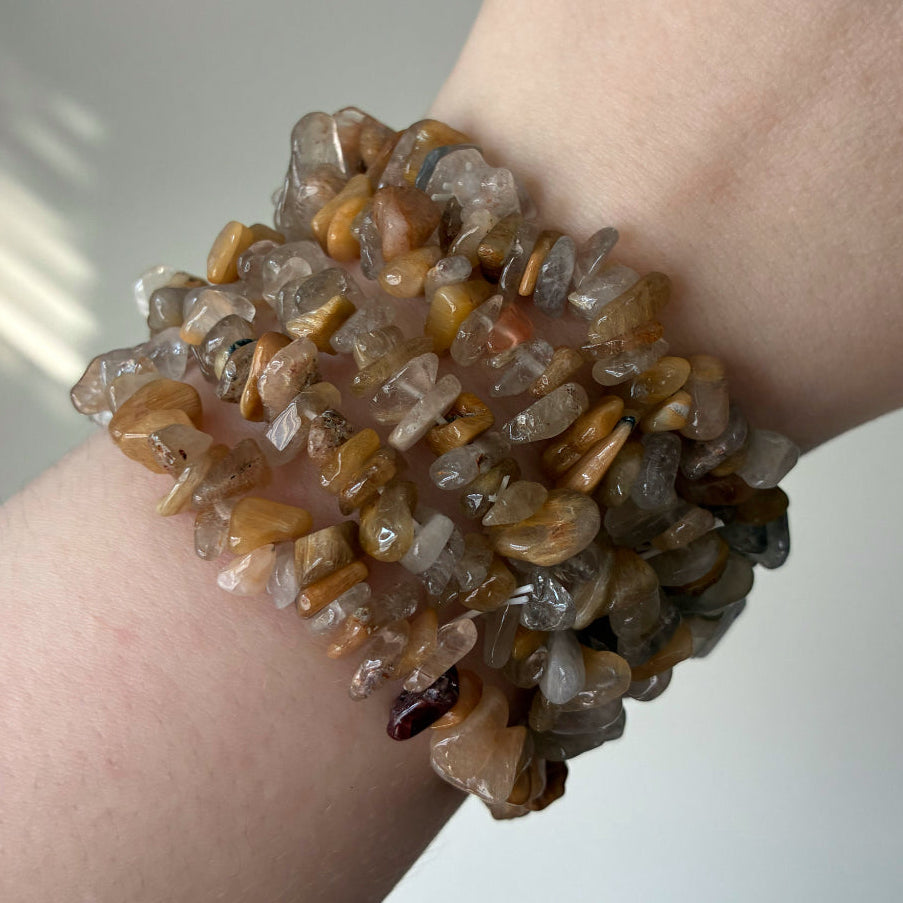 Rutiiilikvartsi rannekoru