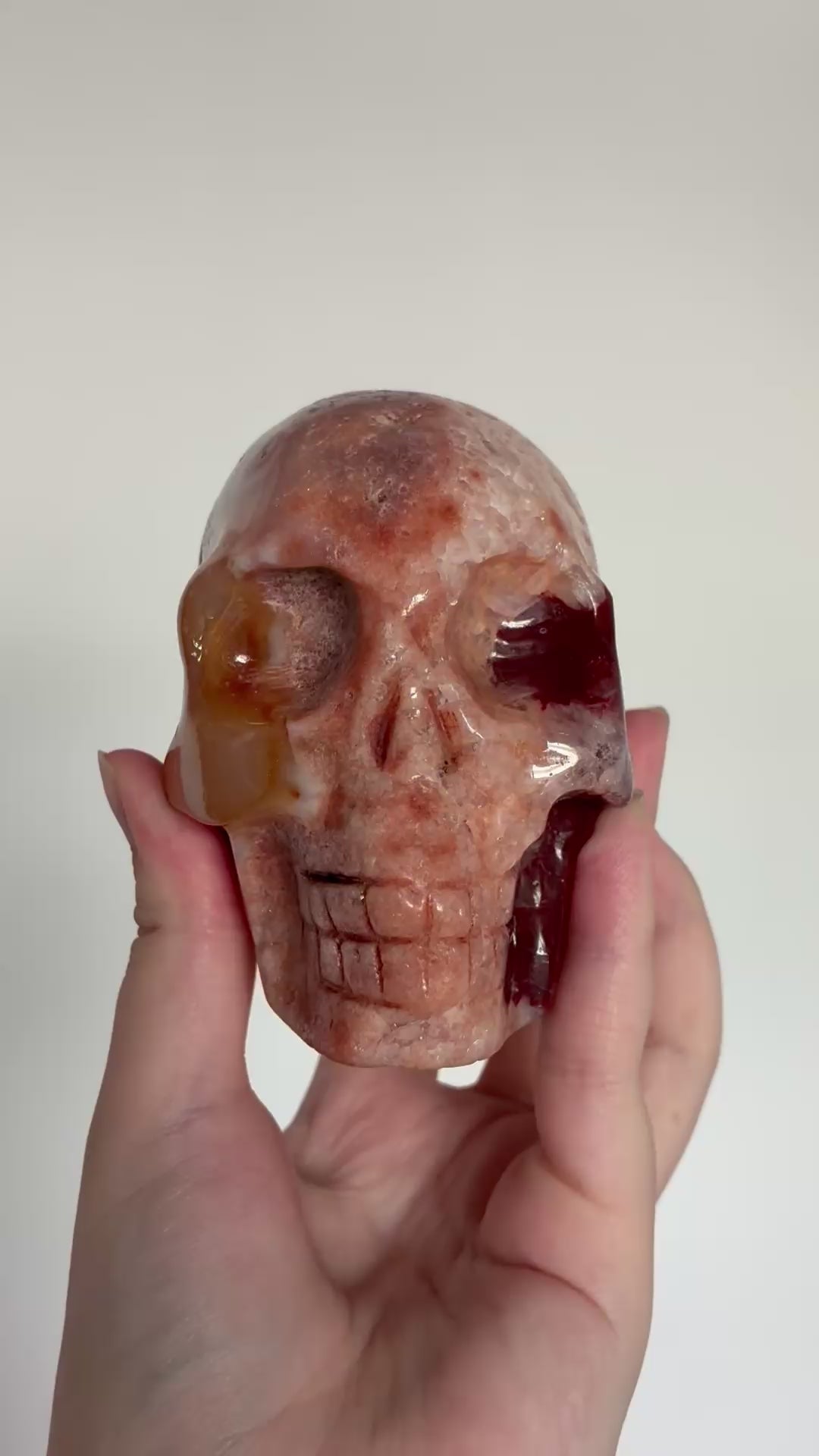 Carnelian skull